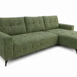RHF SECTIONAL SLEEPER - GREEN
