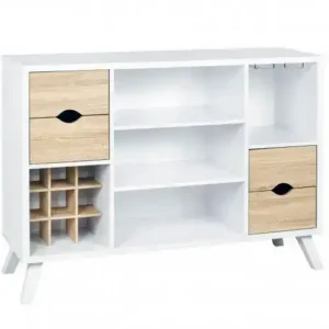 BUFFET/SERVER - WHITE/OAK