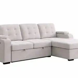 RHF SECTIONAL SLEEPER - BEIGE