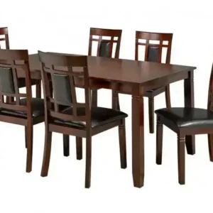 7-PIECE DINING SET - ESPRESSO