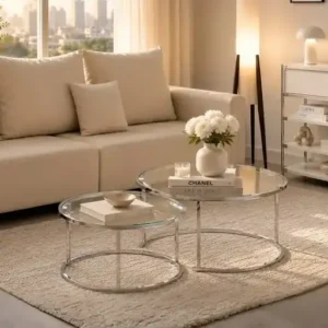 IF 2610 - 2Pc Coffee Set (Chrome)