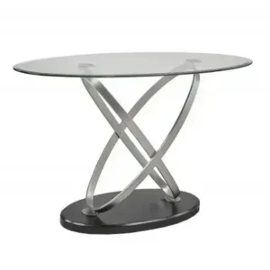 SOFA TABLE - BLACK/SILVER