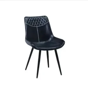 C 1826 - Chair (Black PU) — 1 Chair