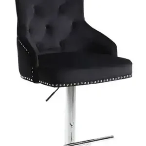 ST 6021 - Bar Stool - Black Velvet