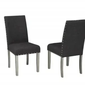 DINING CHAIR DARK GREY — 1 Chair