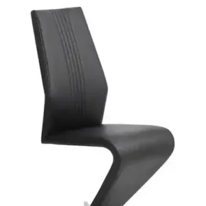 C 1782 - Chair (Black PU) — 1 Chair