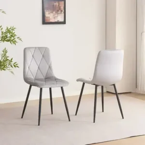 C 1631 - Chair (Light Grey Velvet) — 1 Chair
