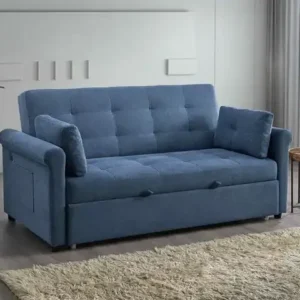 IF 9047 - Sofabed (Medium) (Blue Fabric)