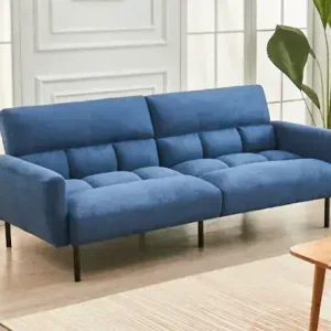 IF 8040 - Klik Klak Sofa Bed (Blue Fabric)