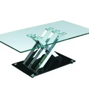 COFFEE TABLE - SILVER/BLACK