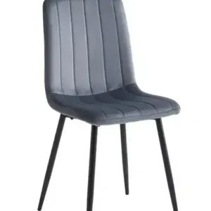 C 1474 - Chair (Dark Grey Velvet) — 1 Chair