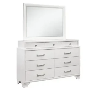 Jordyn-White - Dresser & Mirror