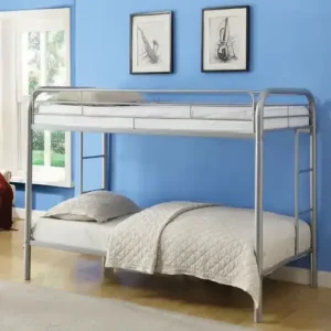 B 500 Single/Single Bunk Bed - Grey