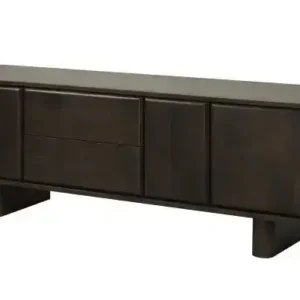 63'' TV STAND - DARK WALNUT