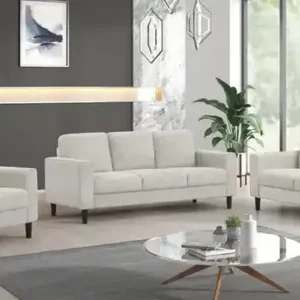 IF 8241 (Beige) - 3Pc Sofa Stationary Set