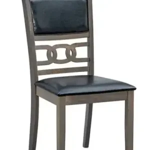 C 1083 - Chair (Black PU) — 1 Chair