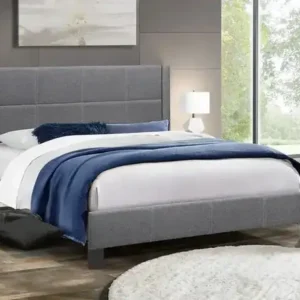 IF 5355 (Dark Grey Fabric) - 54" Double Bed