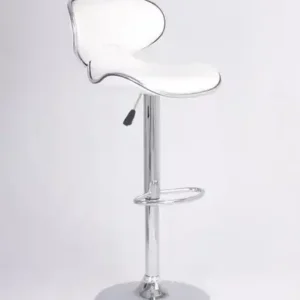 ST 7703-W - Bar Stool - White PU