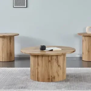 IF 2661 (Natural) - 3Pc Coffee Set (1xCoffee 2xEnds)