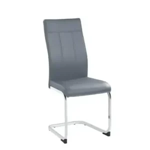 C 1879 - Chair (Grey PU) — 1 Chair