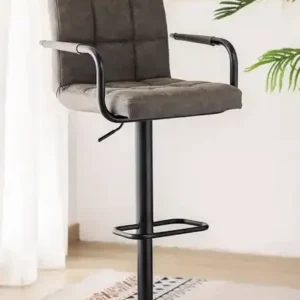 ST 7706 - Bar Stool - Grey PU