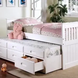 IF 314 Single/Single Captain Bed - White