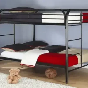 B 502 Double/Double - D/D Bunk Bed (Black)