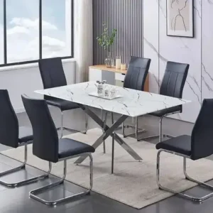 T 1442 - Table Only (White Marble)