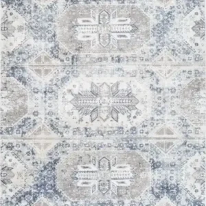5 X 8 AREA RUG - GREY/BLUE