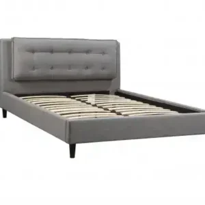 QUEEN PLATFORM BED - GREY