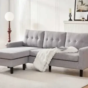 IF 9320 - Sectional w/ Rev. Chaise (Grey Fabric)