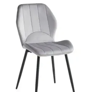 C 1535 - Chair (Light Grey Velvet) — 1 Chair