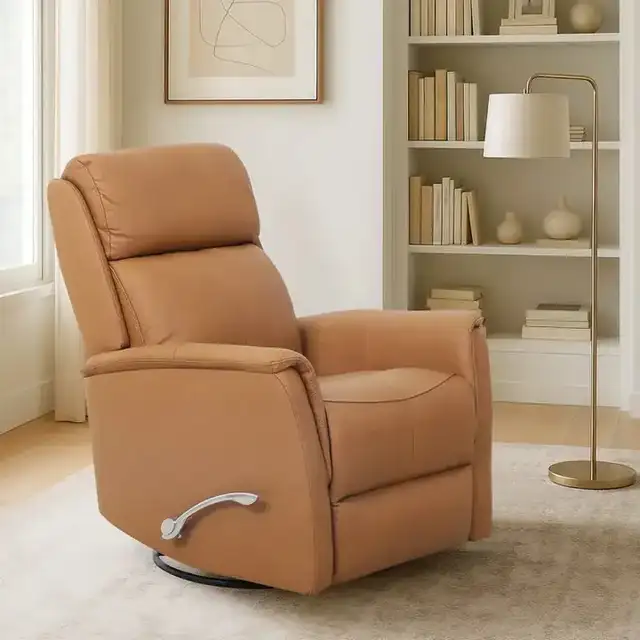 IF 6380 - Recliner (Caramel Leather)