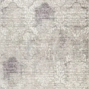 7 X 9 AREA RUG - WHITE/BEIGE/BLUE (OPEN BOX)