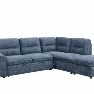 RHF SECTIONAL SLEEPER - BLUE