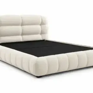 KING LIFT BED FRAME - BEIGE