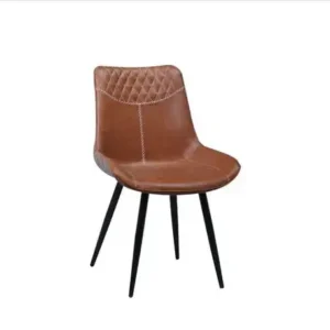C 1825 - Chair (Tiger Brown PU) — 1 Chair