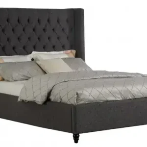 KING PLATFORM BED - GREY