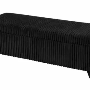 STORAGE OTTOMAN - BLACK