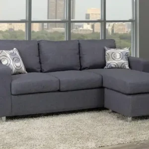 IF 9325 - Sectional w/ Rev. Chaise (Grey Fabric)