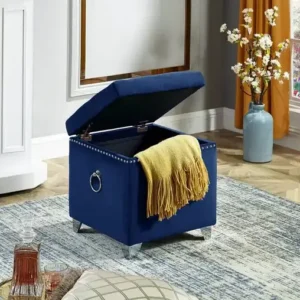 IF 6297 - Ottoman (Navy Velvet)