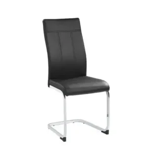 C 1877 - Chair (Black PU) — 1 Chair