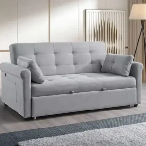 IF 9046 - Sofabed (Large) (Grey Fabric)