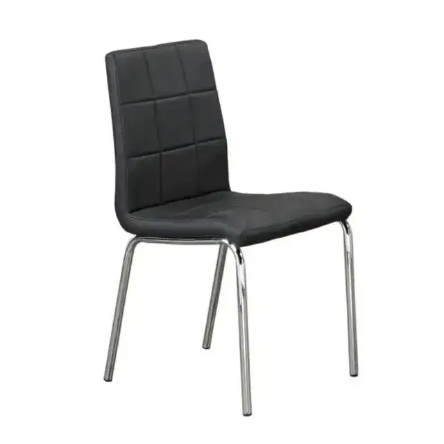 C 1760 - Chair (Black PU) — 1 Chair