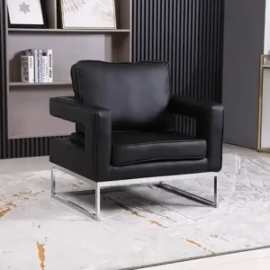IF 6860 - Accent Chair (Black PU)