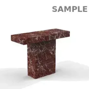 CONSOLE TABLE - BURGUNDY