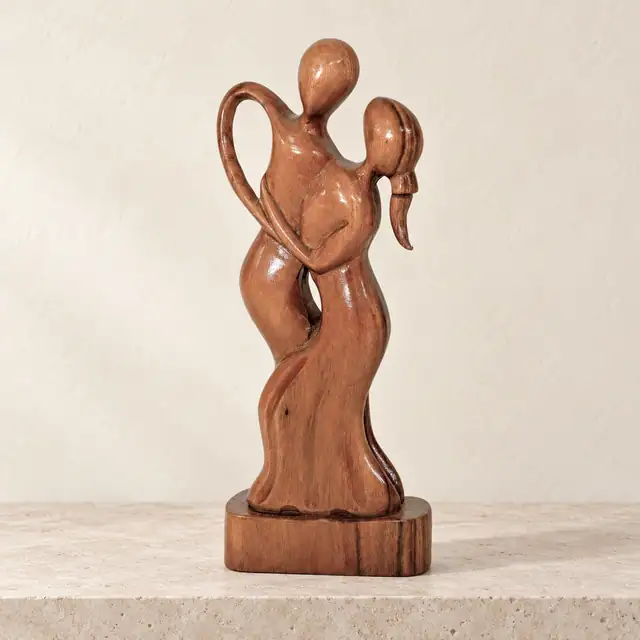 Handcrafed Mr and Mrs — Front View